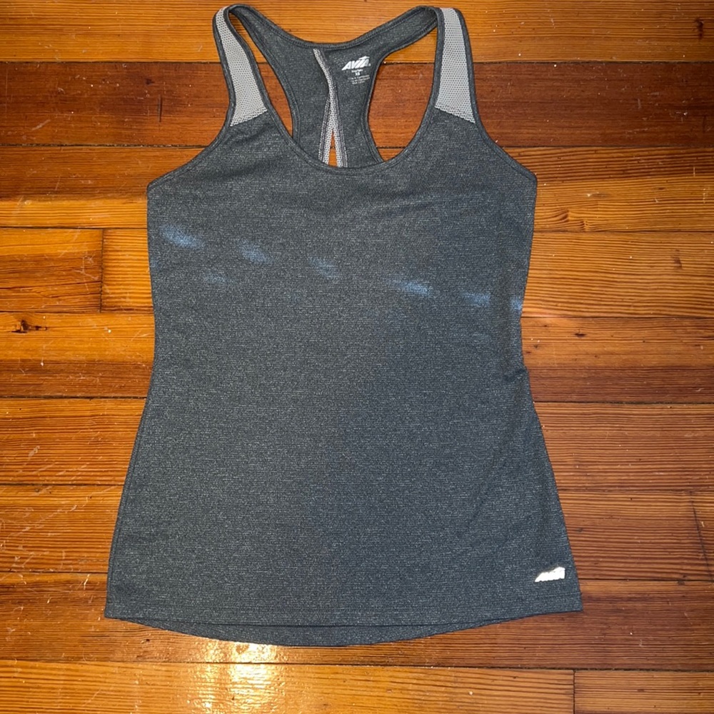 Avia grey and light grey/ white workout top